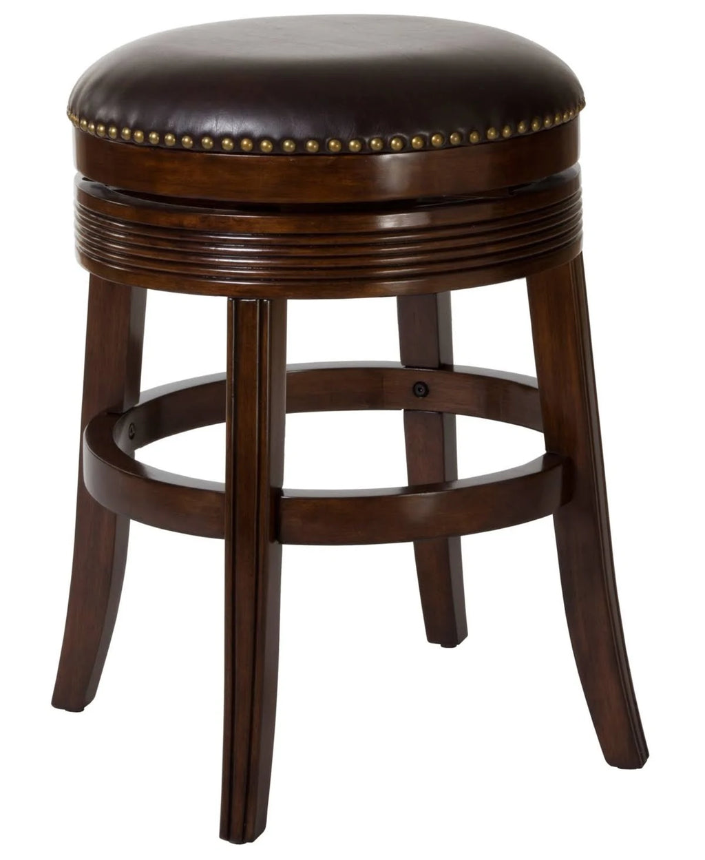 Cherry Backless Swivel Counter Stool X263711