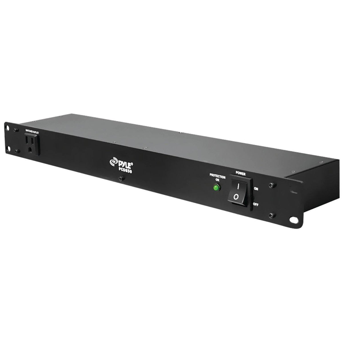 9 Outlet Rack Mountable Power Strip Surge Protector U8655