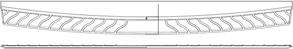 Rear Bumper Protector Pack of 2 K699261