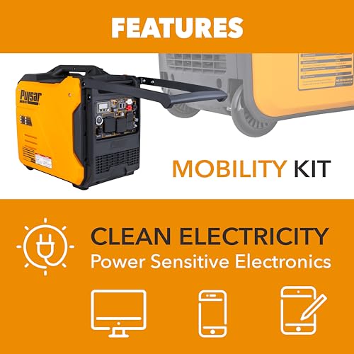 9500 Watt Tri Fuel Portable Inverter Generator with Remote Electric Start D951251