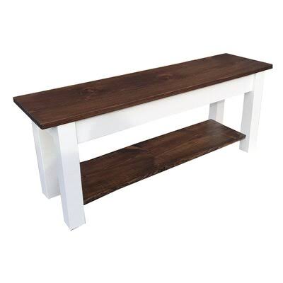 Gray Storage Bench P3136