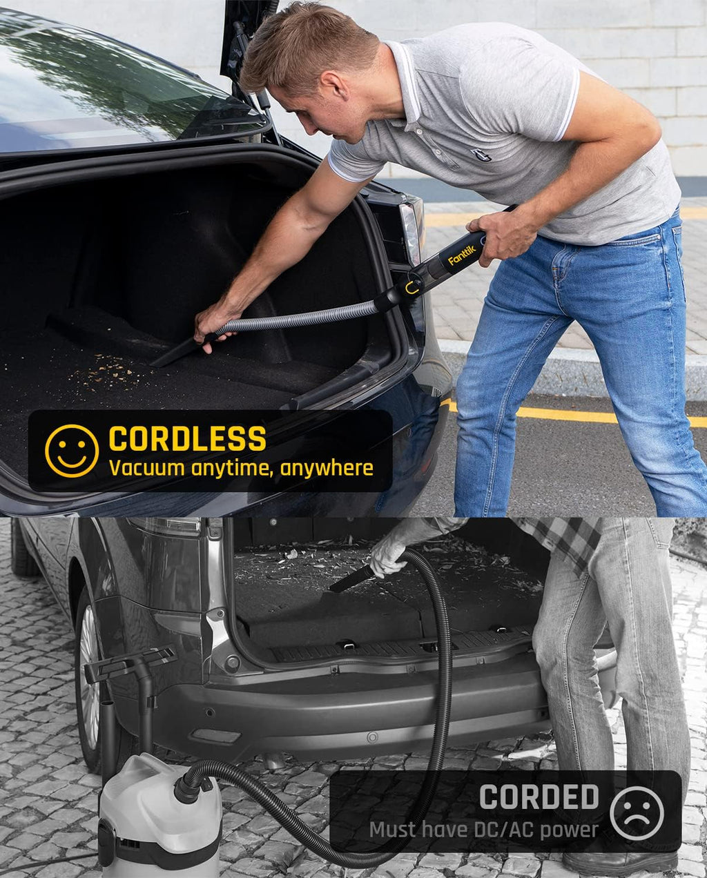 Cordless Car Vacuum & Cordless Screwdriver Z4773