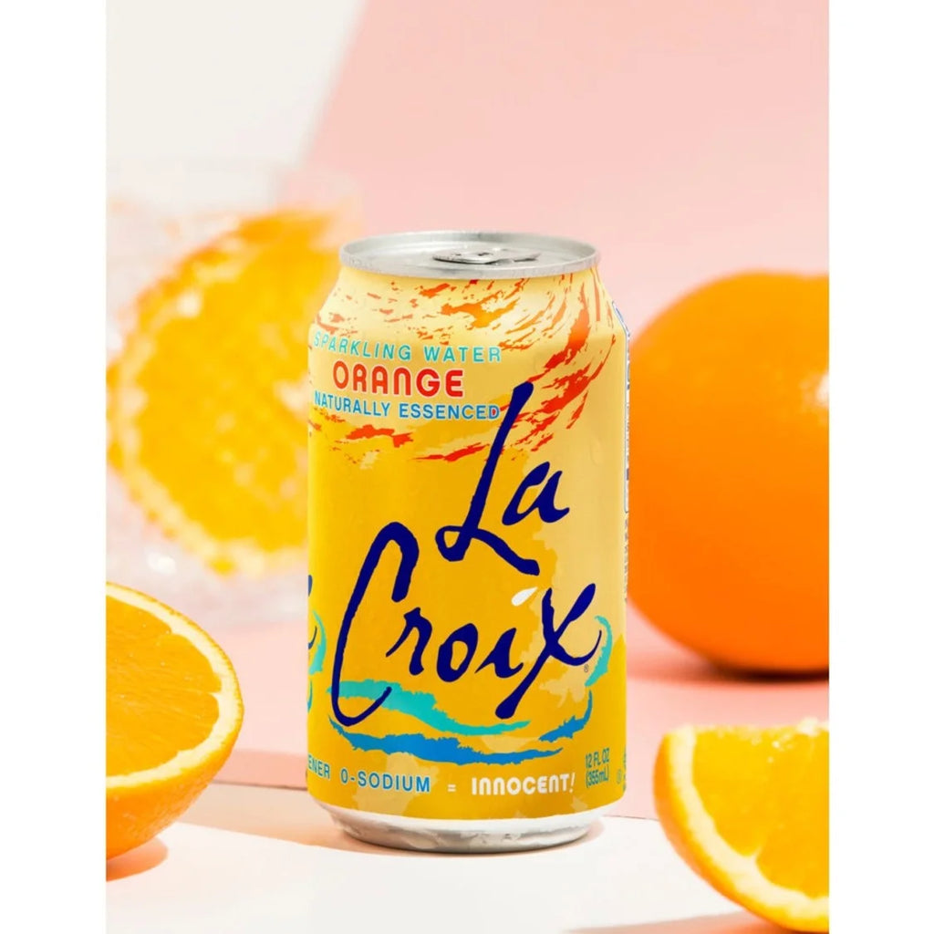 Orange Sparkling Water, 12 Fl. Oz., 12 Count Y633090