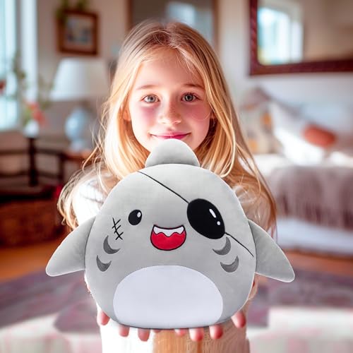 Large Shark Plush Pillow Stuffed Animal Toy 14" P509265