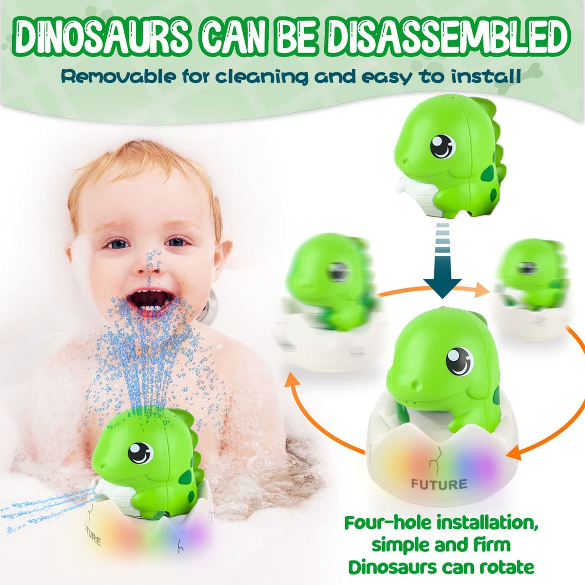 Whale Automatic Bath Toys with Inductive Sprinklers Z216318