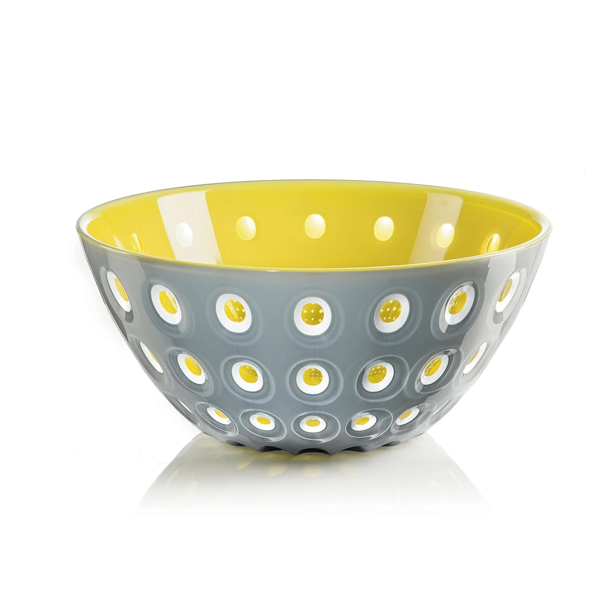 20cm Red White Transparent Bowl E683