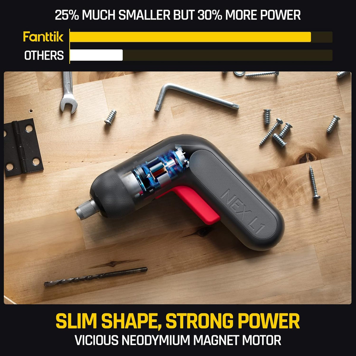 Cordless Car Vacuum & Cordless Screwdriver Z4773
