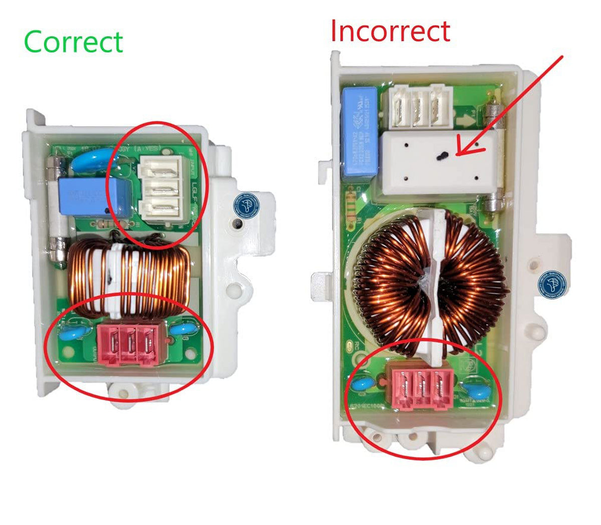 Washer Noise Filter Assembly O5661