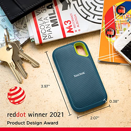 Portable SSD - USB-C, USB 3.2 Gen 2 - External Solid State Drive Z984