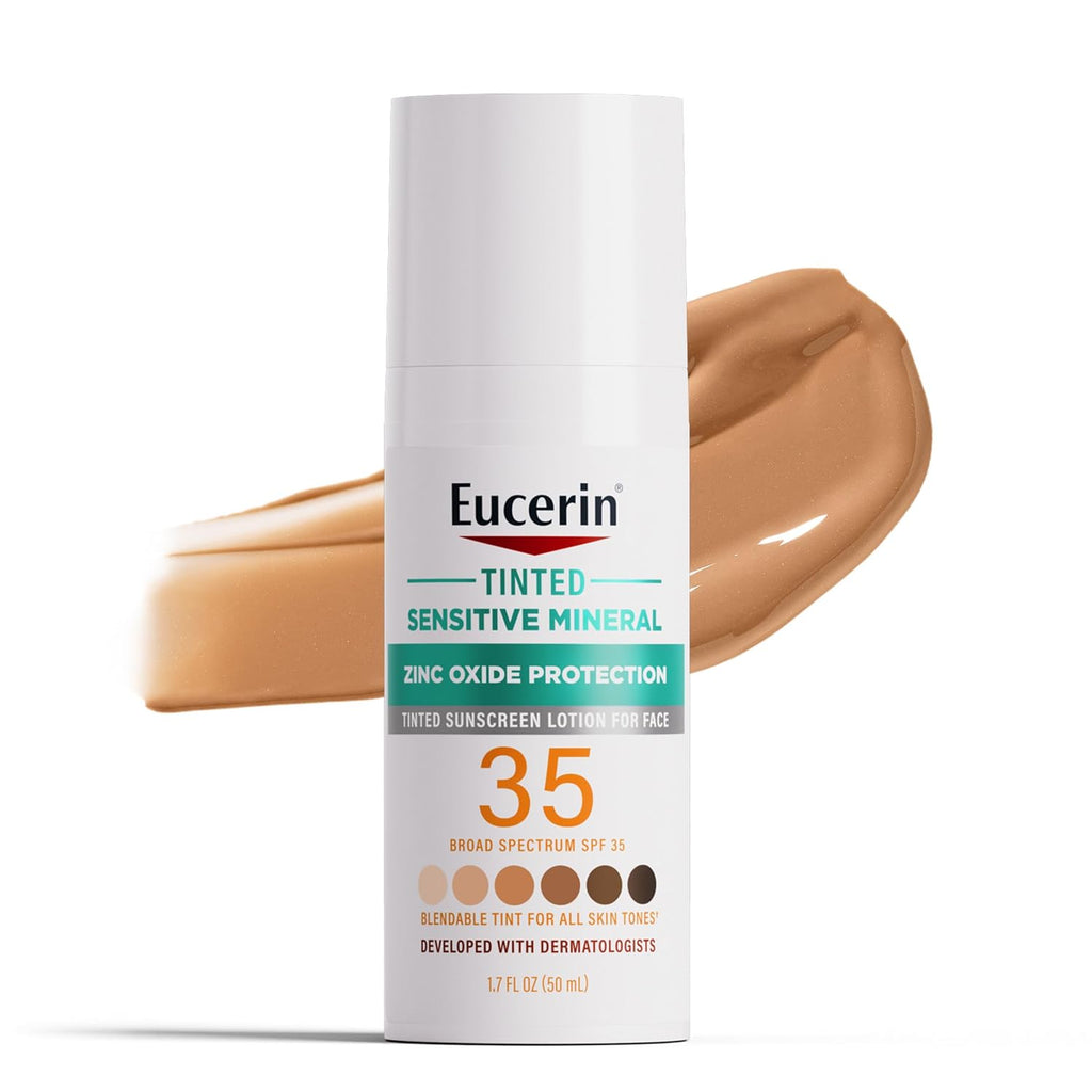 Tinted Mineral Face Sunscreen Lotion SPF 35, 1.7 Fl Oz Y4348