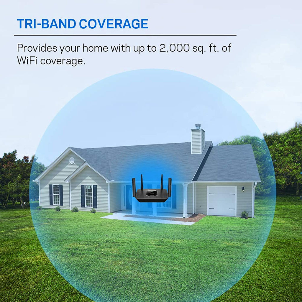 Tri-Band Mesh WiFi Router H4323
