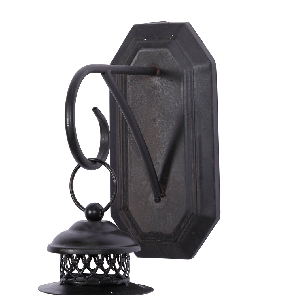 Black Iron Industrial Candlestick Holders V148