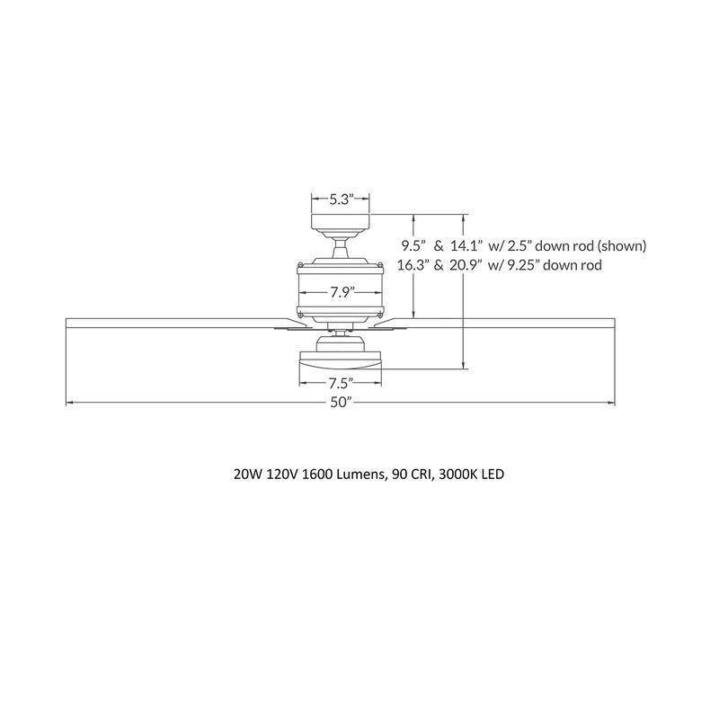 Industry 50x22 Ceiling Fan A404416