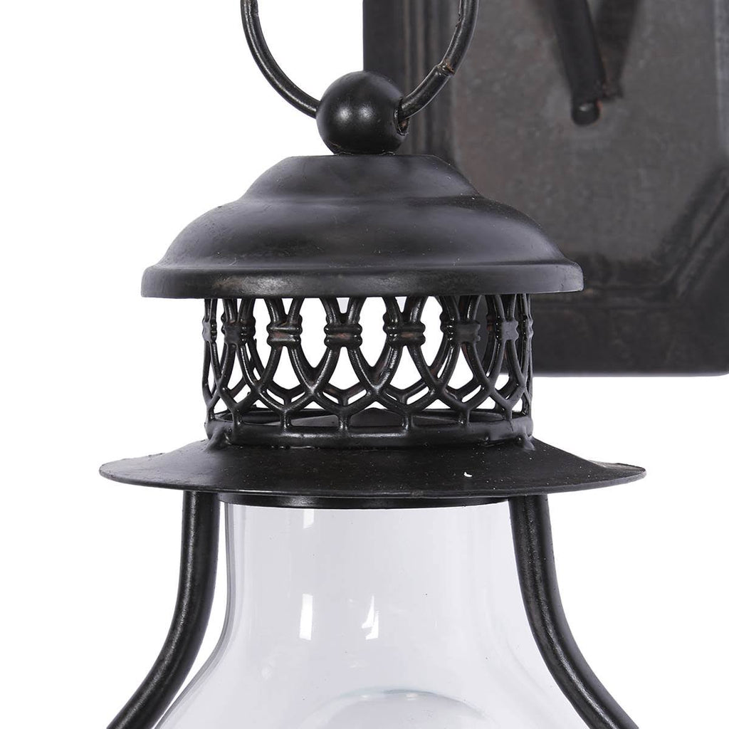 Black Iron Industrial Candlestick Holders V148