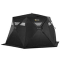 Black Insulated Pop Up Ice Fishing Tent G63991