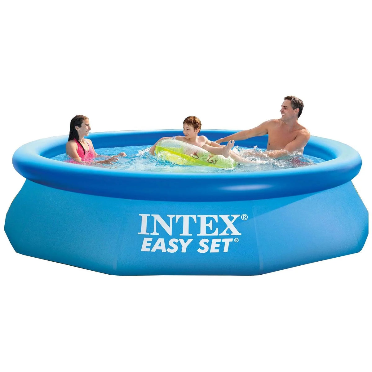 10ft x 30in Inflatable Round Swimming Pool & Pump F2861
