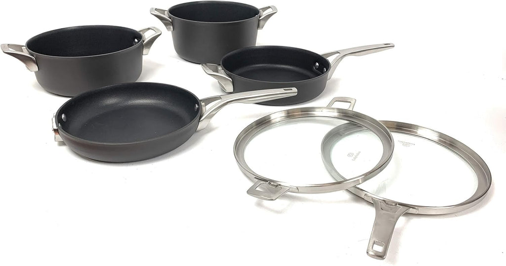 12-piece Hard Anodized Space Saving Cookware I248