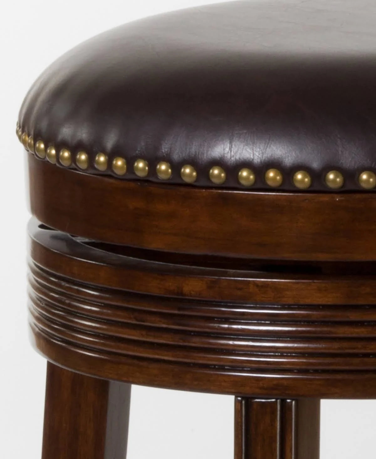 Cherry Backless Swivel Counter Stool X263711
