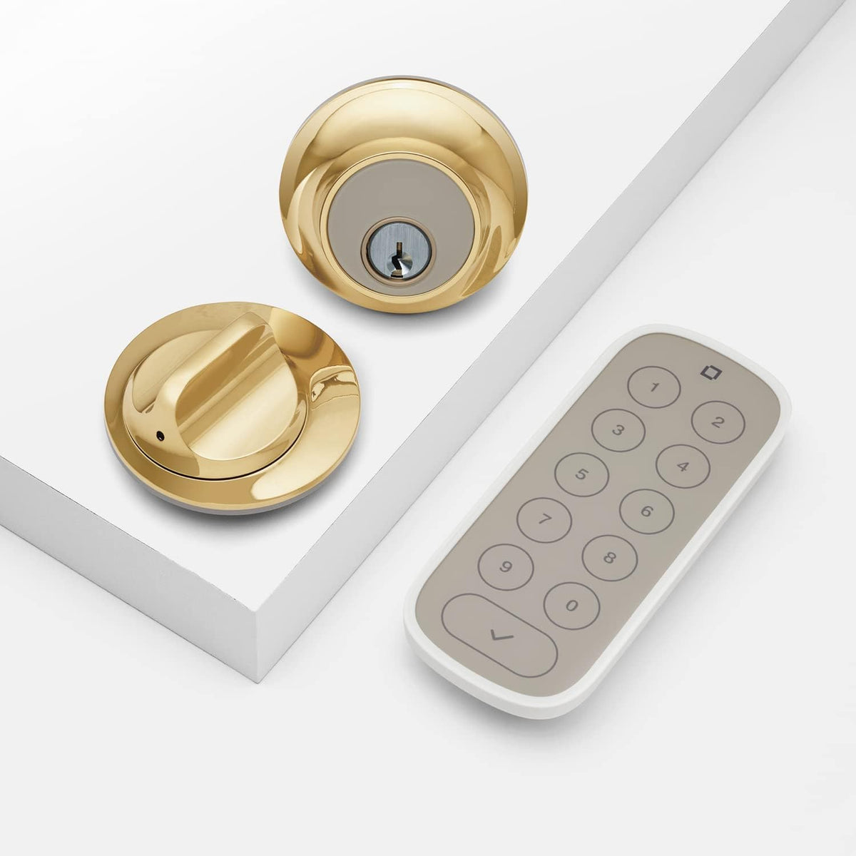 Satin Nickel Smart Lock with Keypad F338563