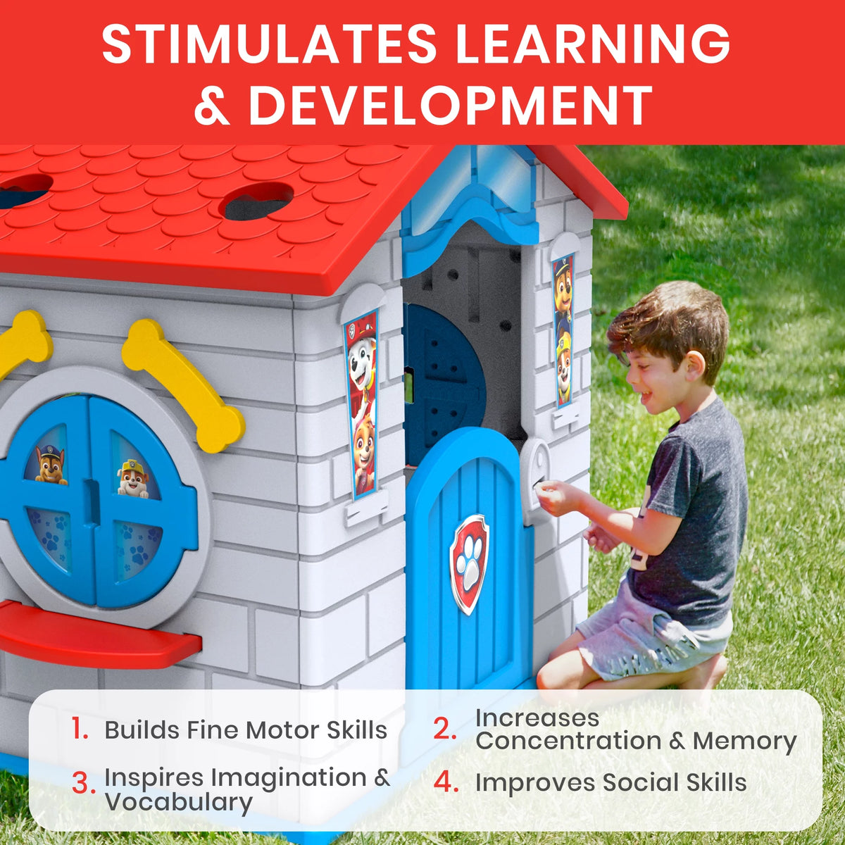 Plastic Indoor Outdoor Playhouse V202575