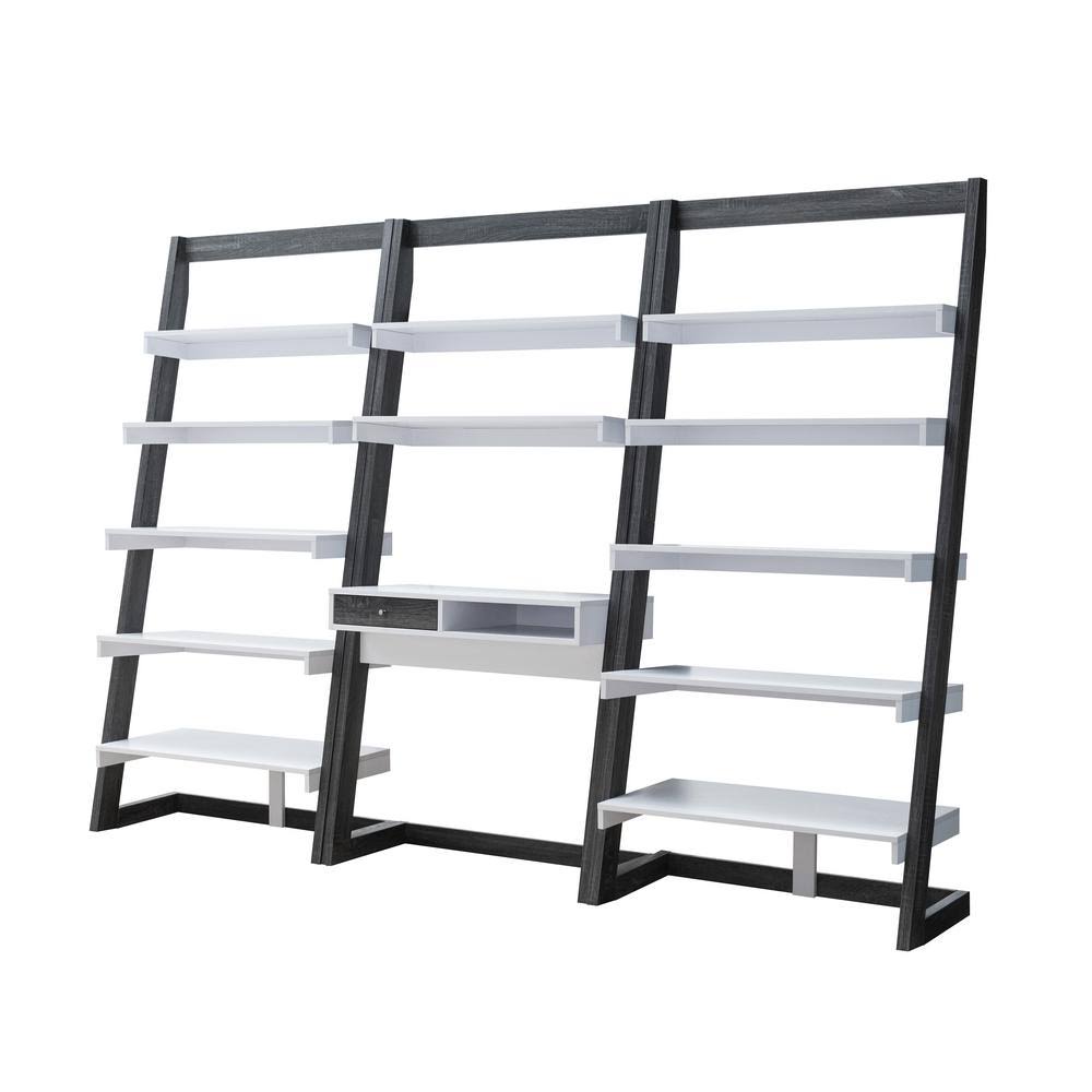 Gray 3-Piece Leaning Desk Set B14346