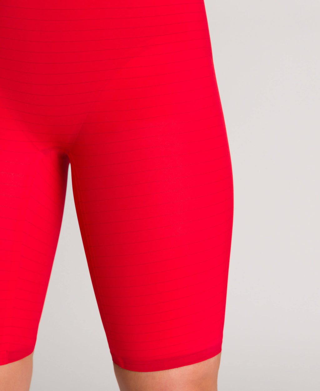 Red Closed Back Swimsuit X1794