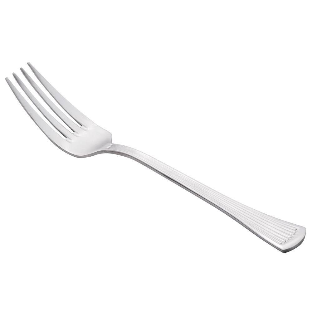 18/0 Stainless Steel Heavy Weight Salad Fork - 36/Case K7683