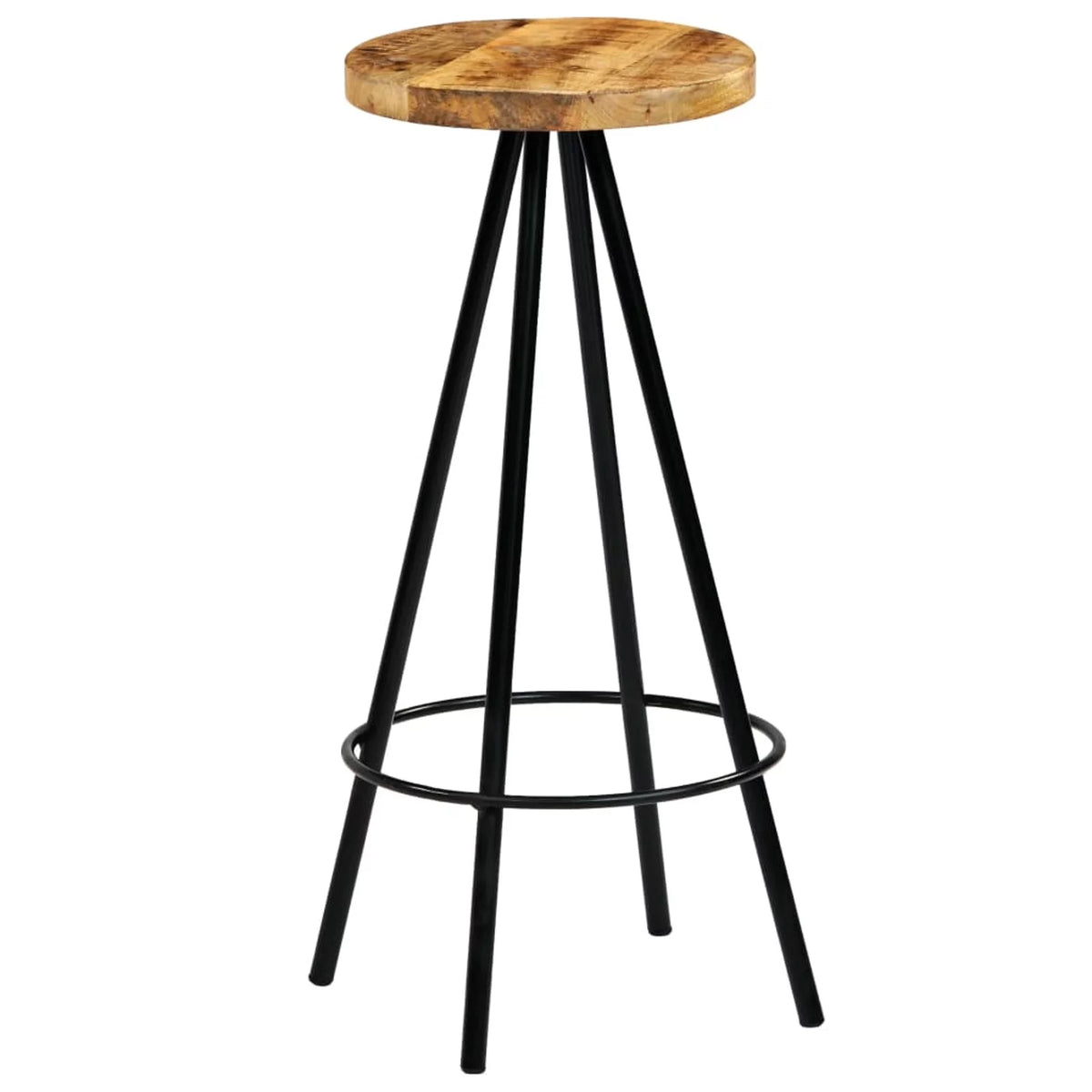 Solid Mango Wood Bar Stools 4 pcs I523429