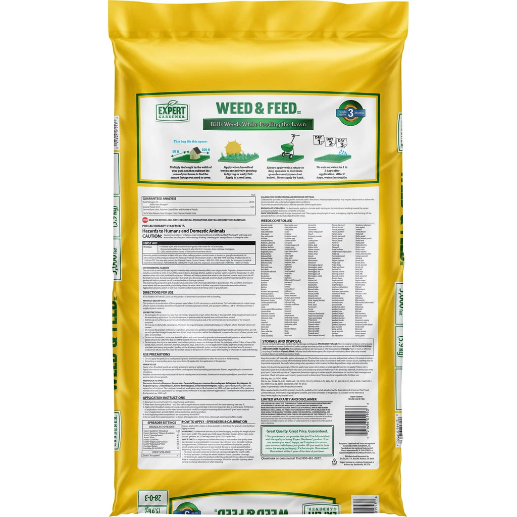 Weed and Feed Fertilizer 28-0-3, 13.2 lb B400