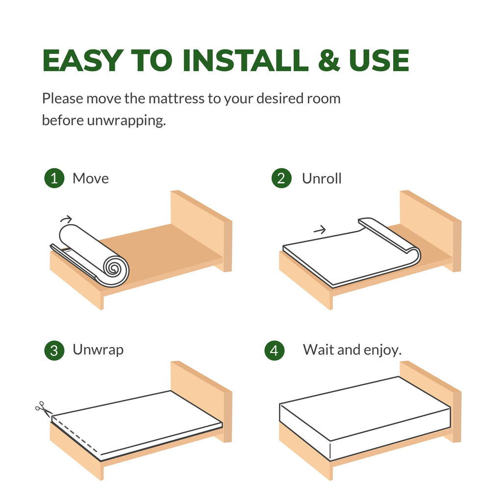 8 inch Full Size Memory Foam Mattress G34882