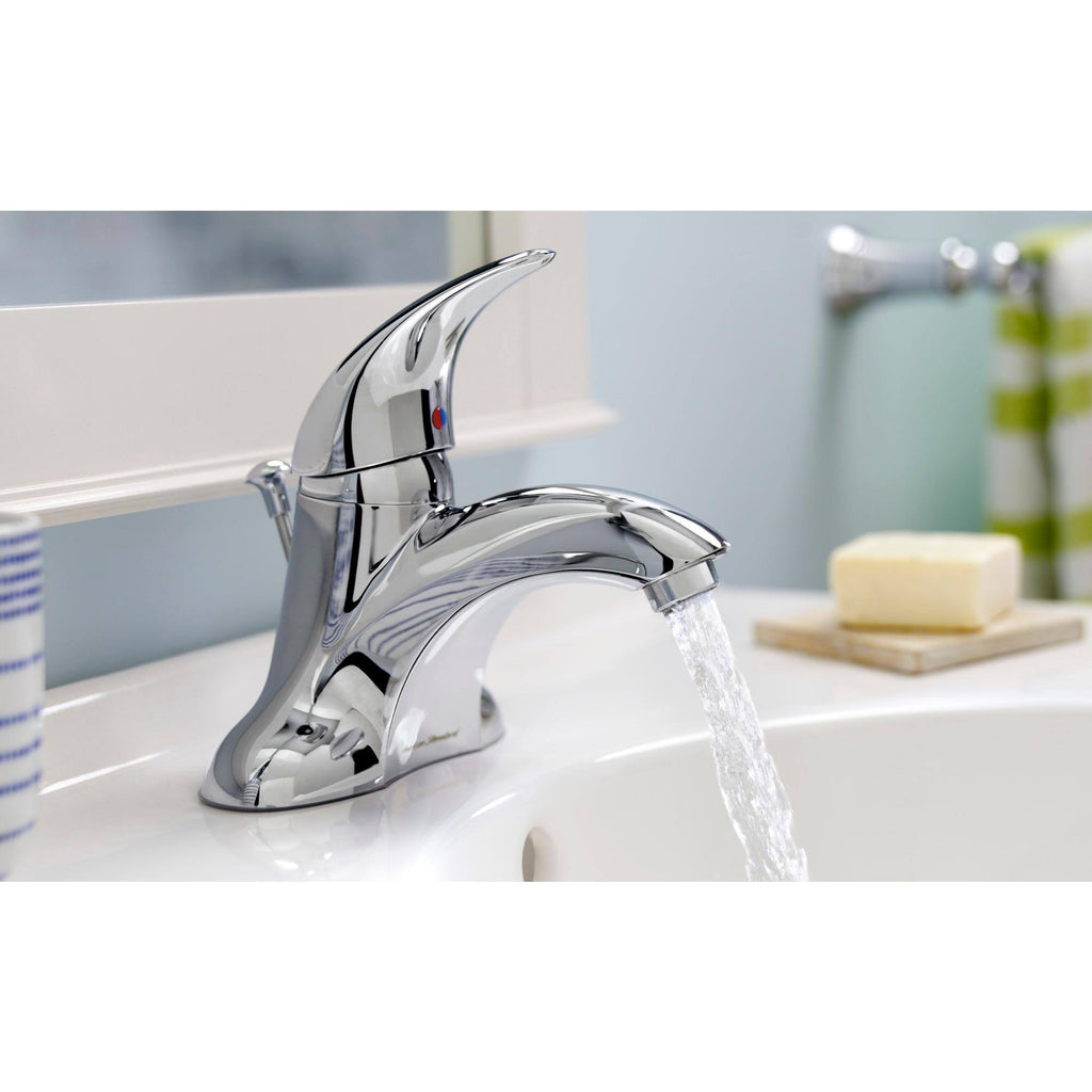 Single-Handle 4 inch Centerset Bathroom Faucet, Chrome Q70323