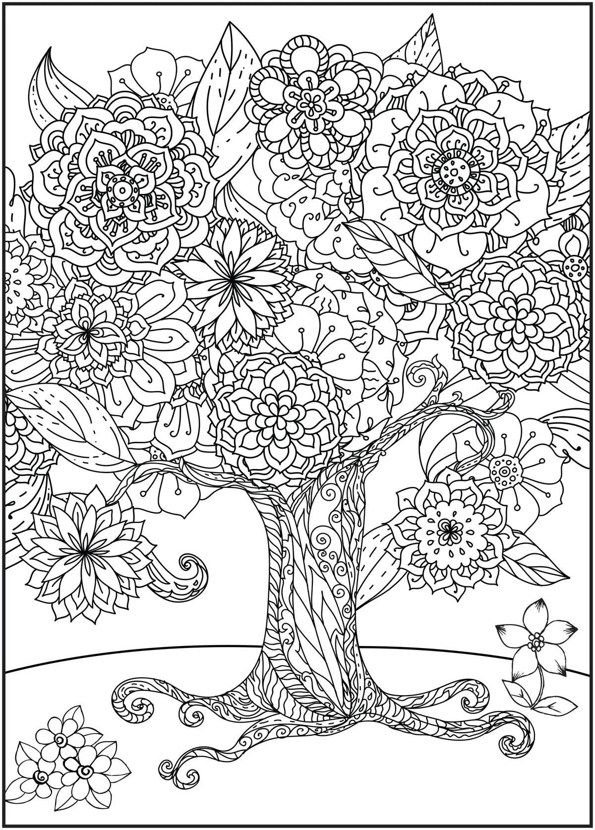 64 Pages Adult Coloring Book Y2131
