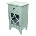 Blue 1 Drawer Accent Cabinet P254