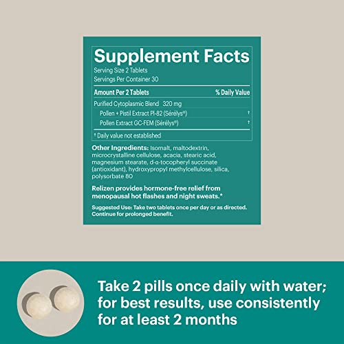 Hormone-Free Menopause Relief 30 Day Supply (60 Tablets) D43188