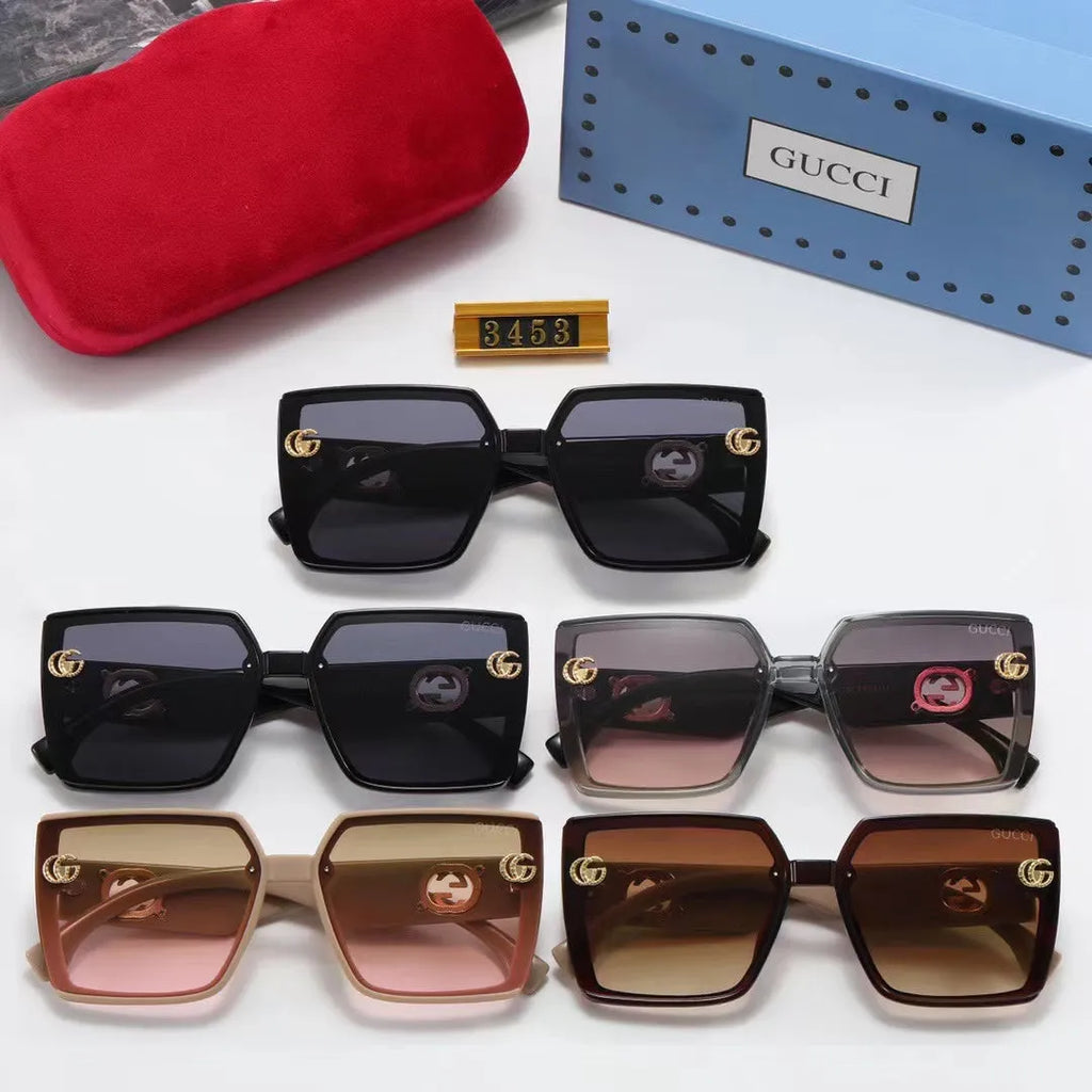 Double G Graffiti Printing Sunglasses R661872