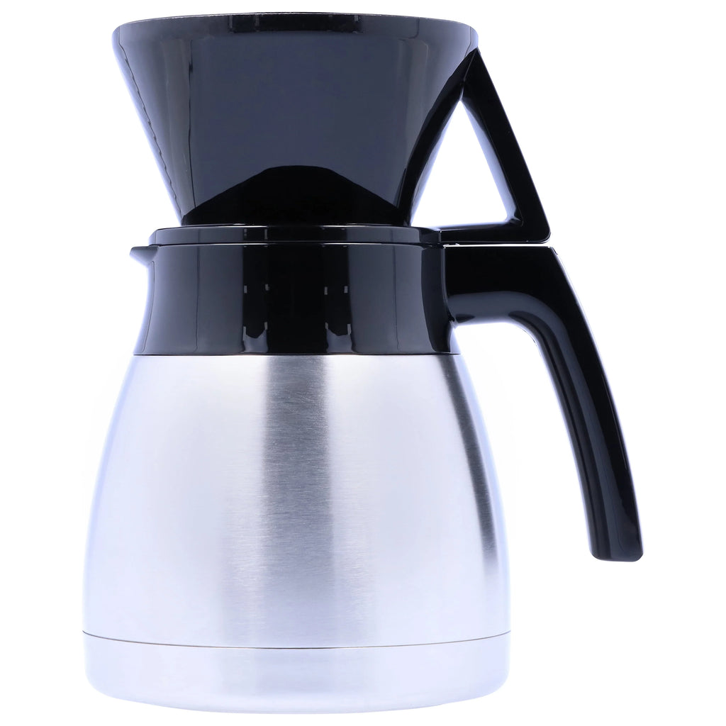 Pour-Over Coffee Brewer & Stainless Steel Carafe Set with Coffee Filters G2356