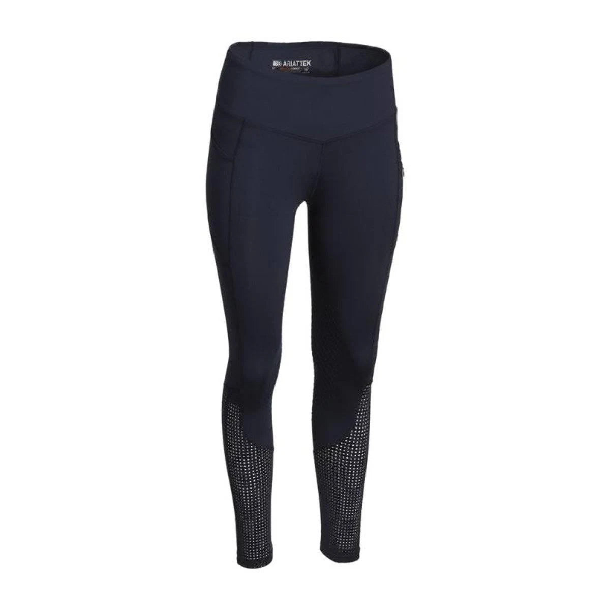 Navy Knee Patch Tight L6395