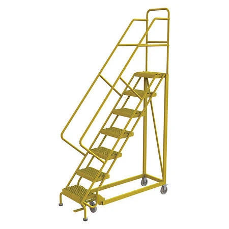 7-Step Steel Rolling Ladder O17730