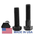 1 1/8 inch-7 x 2 1/2 inch Coarse Thread Grade 8 Hex Cap Screw Black Oxide Pk 35 R81128
