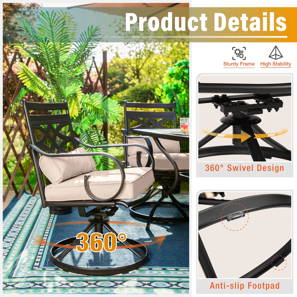 7-Piece Outdoor Patio Dining Set J19728