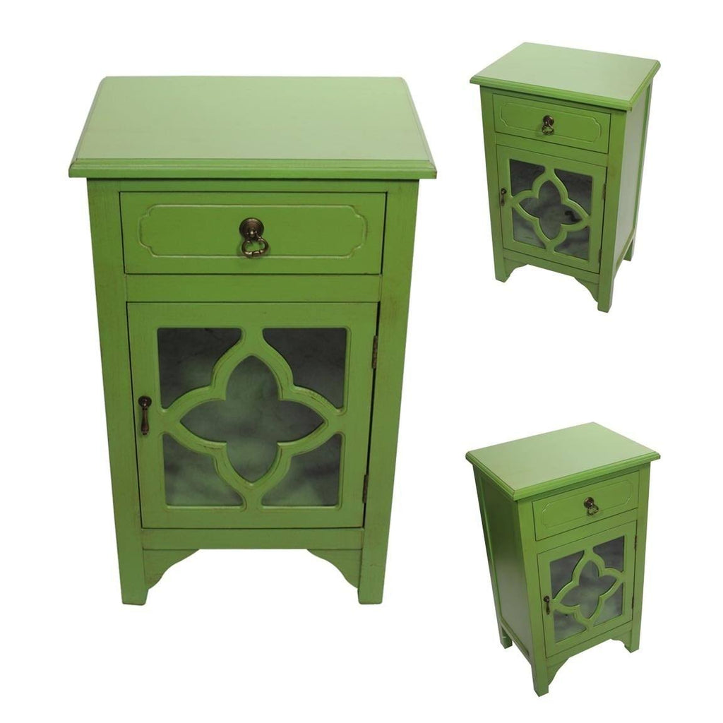 Blue 1 Drawer Accent Cabinet P254