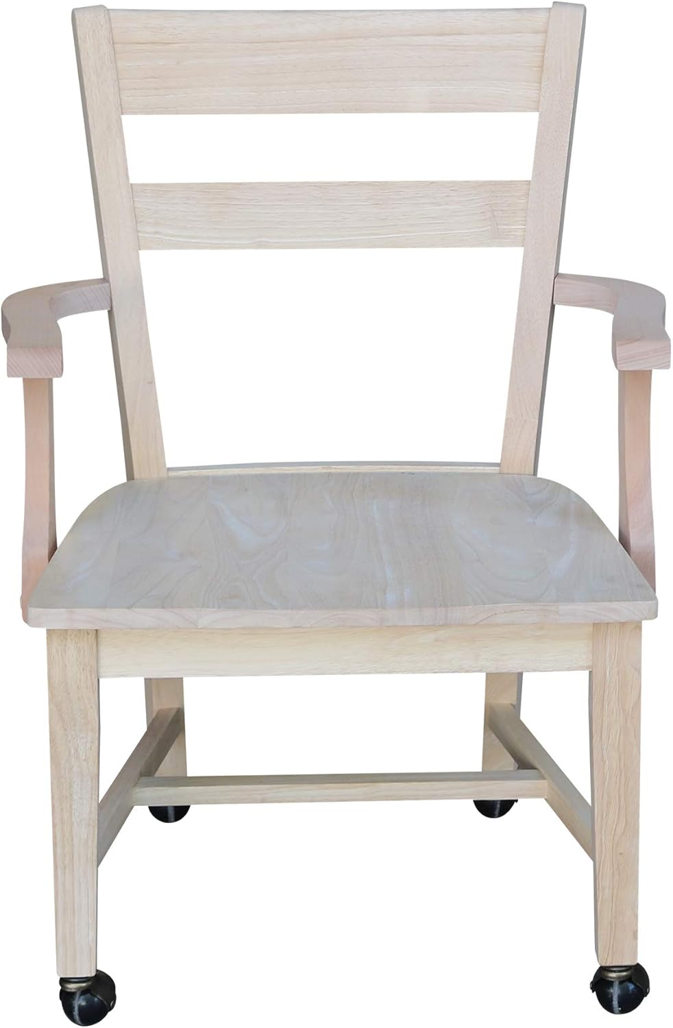 Unfinished Dining Chair with Casters C973746