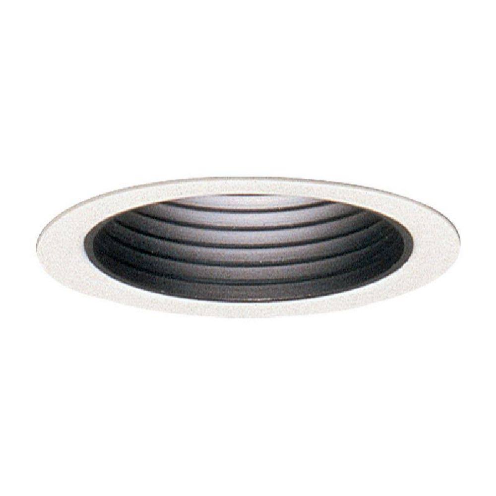 3-3/4 inch Matte White Round Down Light Trim Q646