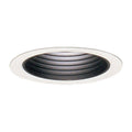 3-3/4 inch Matte White Round Down Light Trim Q646