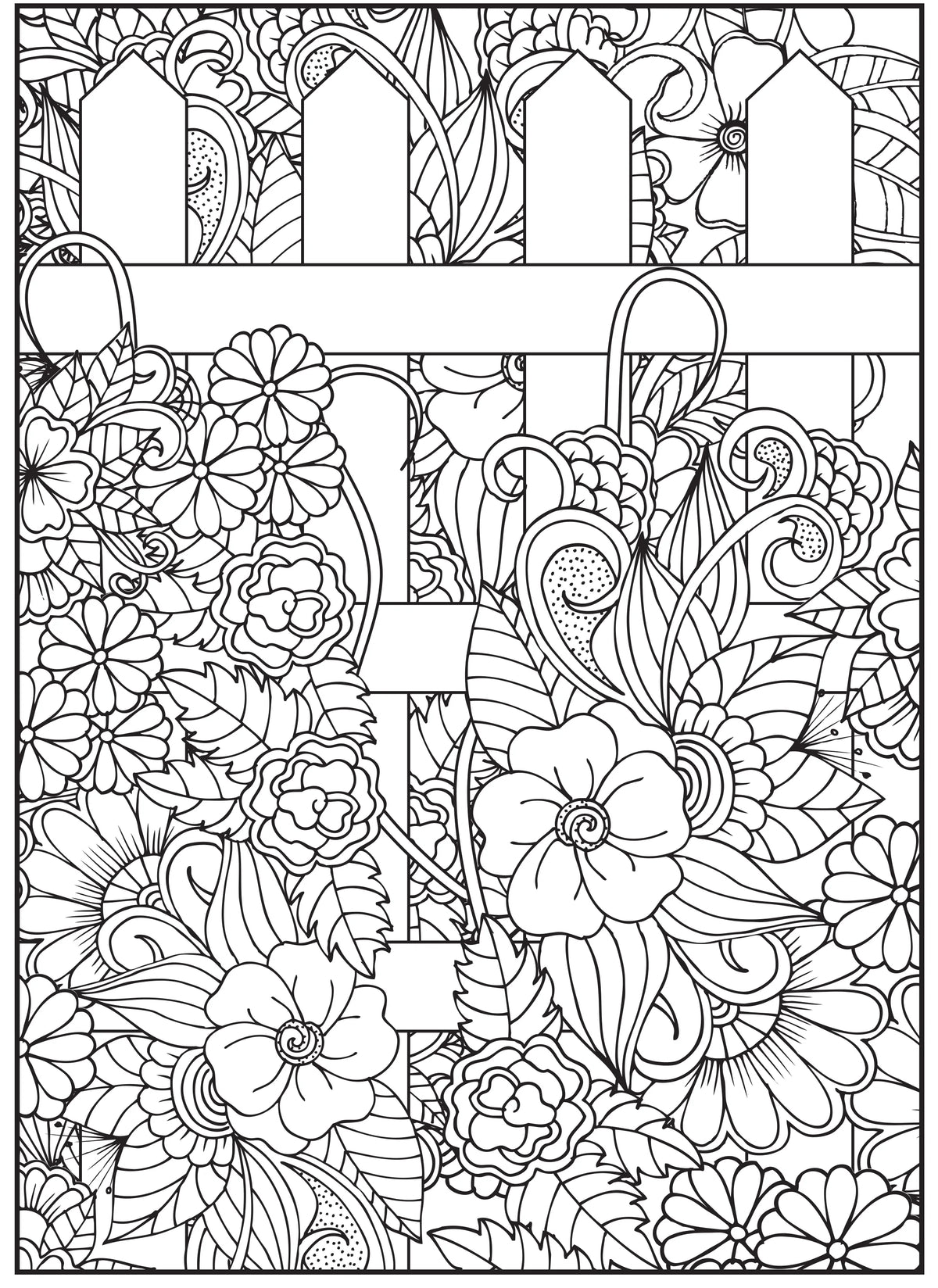 64 Pages Adult Coloring Book Y2131