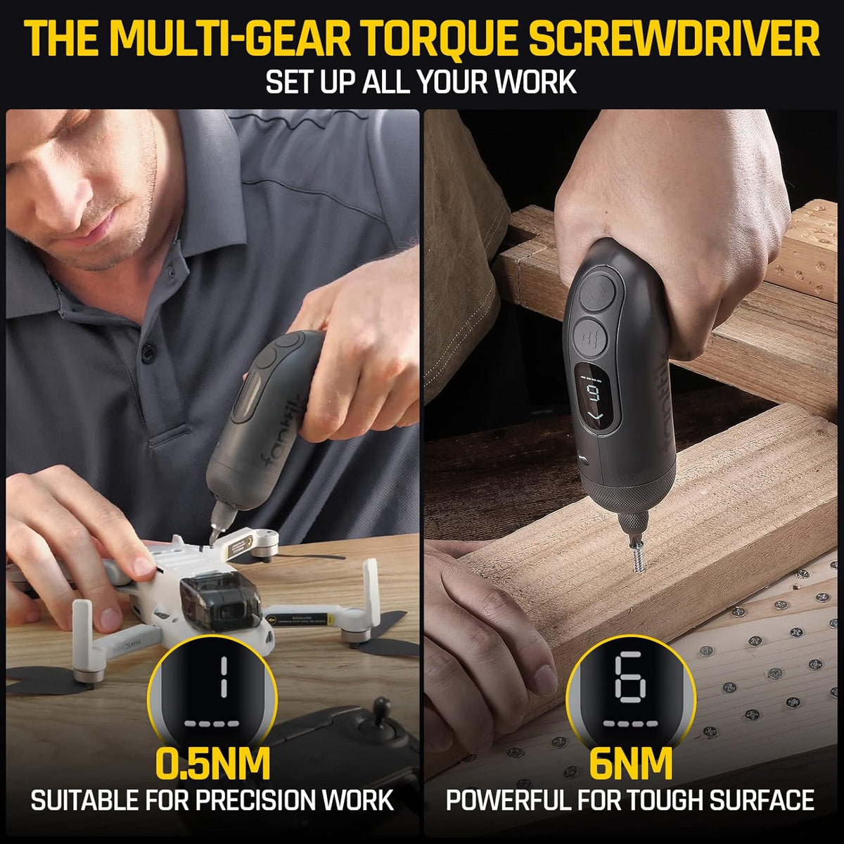 Cordless Car Vacuum & Cordless Screwdriver Z4773