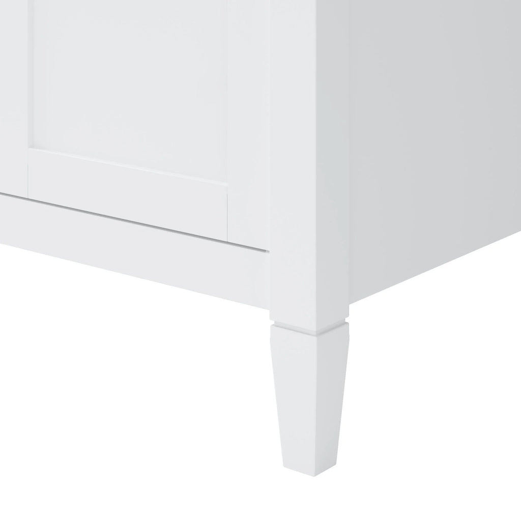 White 24" Free Standing Single Basin Vanity Set R96958