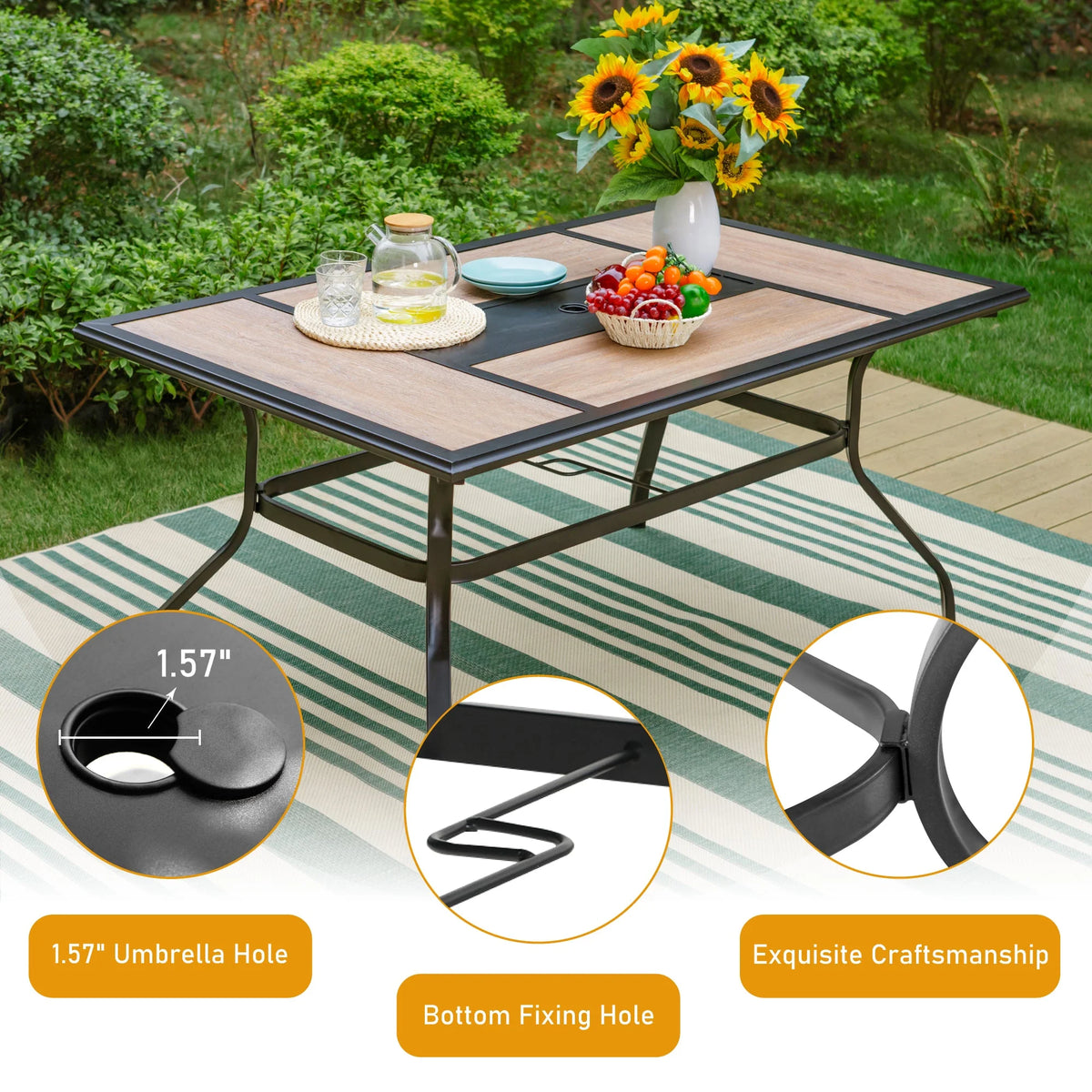 7-Piece Outdoor Patio Dining Set J19728