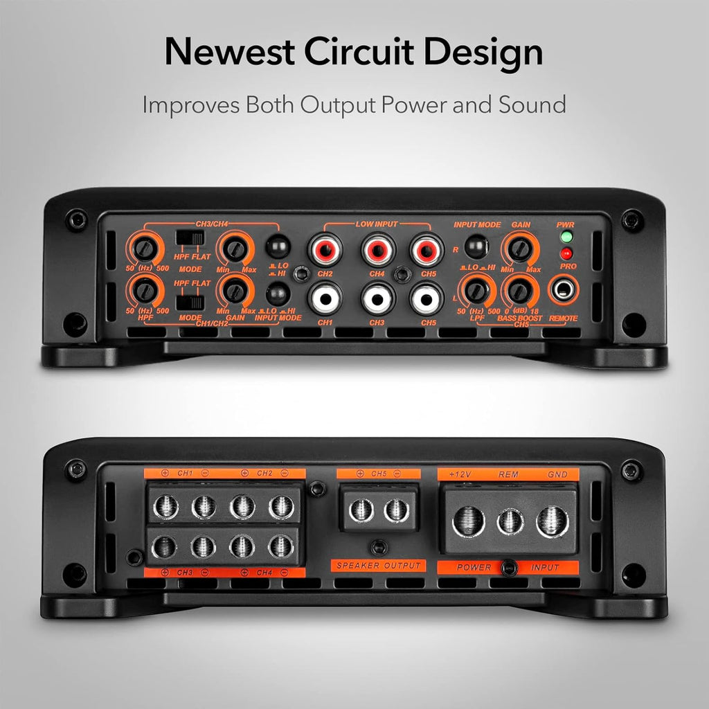 300 Watts Max Power 2 Channel Car Amplifier J5274