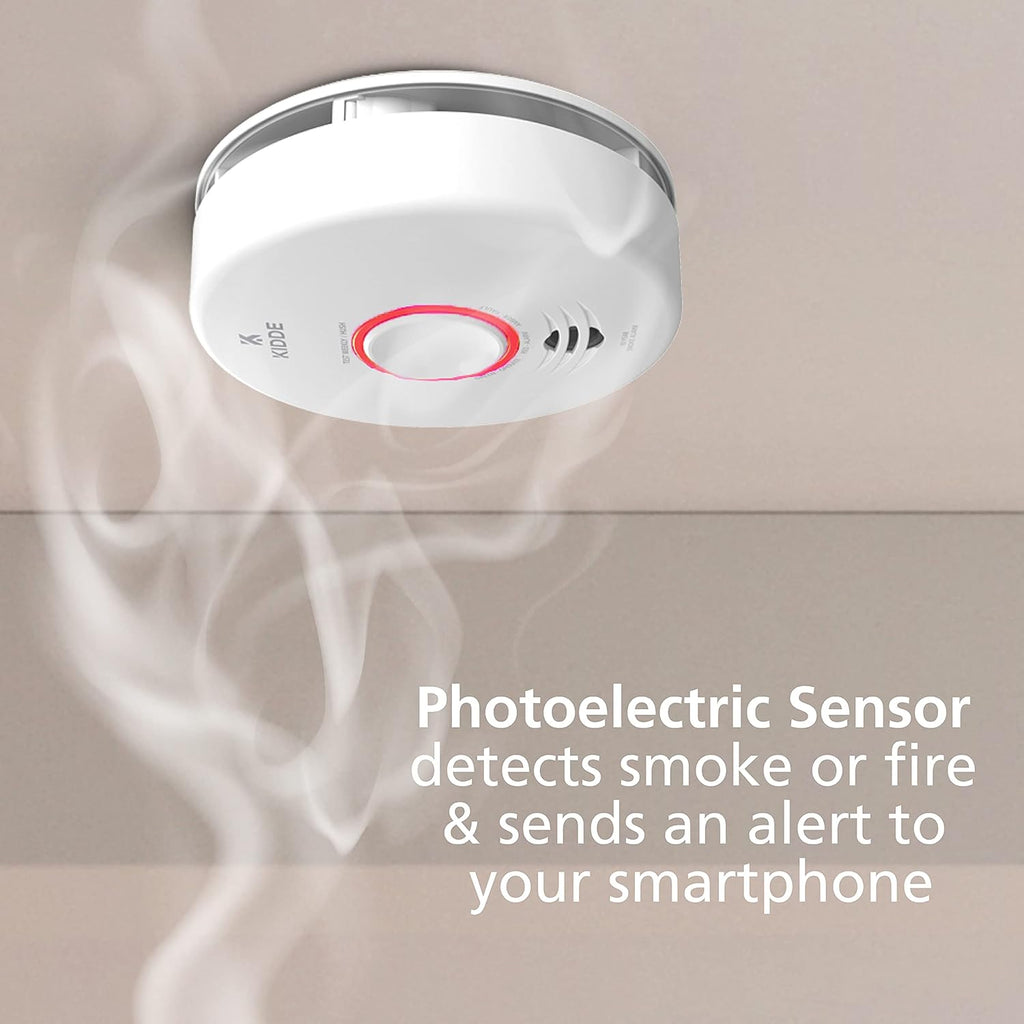 2 Pack Hardwired Smoke Detector with Battery Backup B7192